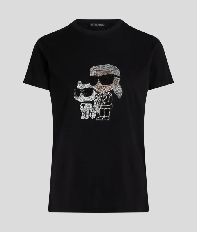 IKON KARL & CHOUPETTE RHINESTONE TİŞÖRT IKON KARL & CHOUPETTE RHINESTONE TİŞÖRT