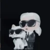 Ikon Karl ve Choupette iPhone 16 Pro Max kılıfı Ikon Karl ve Choupette iPhone 16 Pro Max kılıfı