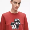 Ikon Karl ve Choupette sweatshirt Ikon Karl ve Choupette sweatshirt