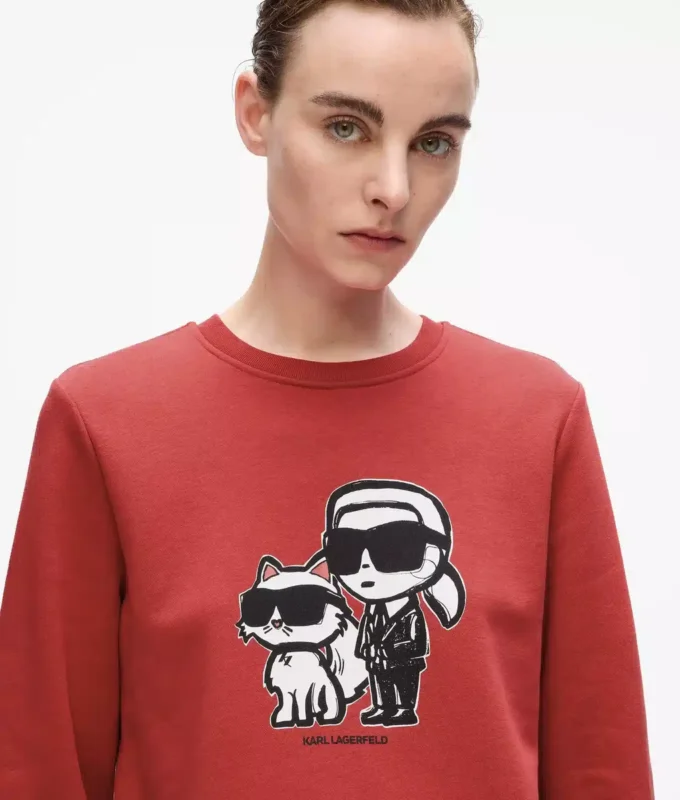 Ikon Karl ve Choupette sweatshirt Ikon Karl ve Choupette sweatshirt