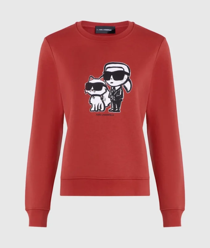 Ikon Karl ve Choupette sweatshirt Ikon Karl ve Choupette sweatshirt