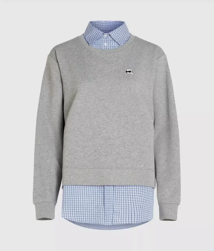 Ikon katmanlı sweatshirt Ikon katmanlı sweatshirt
