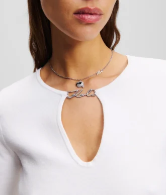 IKON PAVÉ CHARM KOLYE IKON PAVÉ CHARM KOLYE
