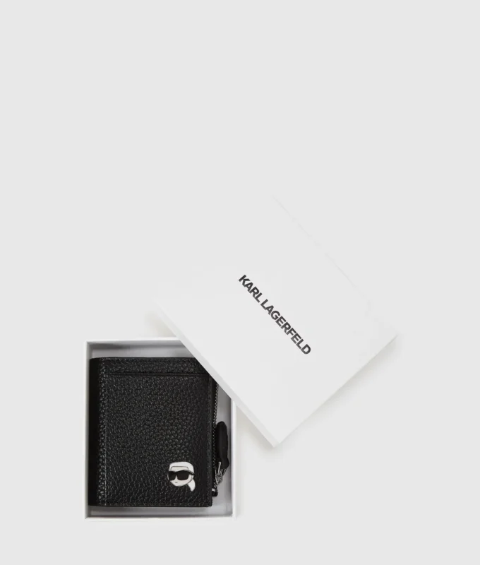 Ikon Pebble küçük çift katlı cüzdan