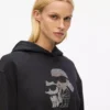 Ikon rhinestone kapüşonlu sweatshirt Ikon rhinestone kapüşonlu sweatshirt
