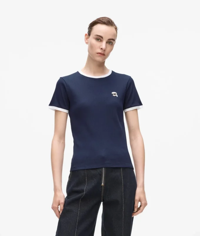 Ikon slim fit rib T-shirt Ikon slim fit rib T-shirt