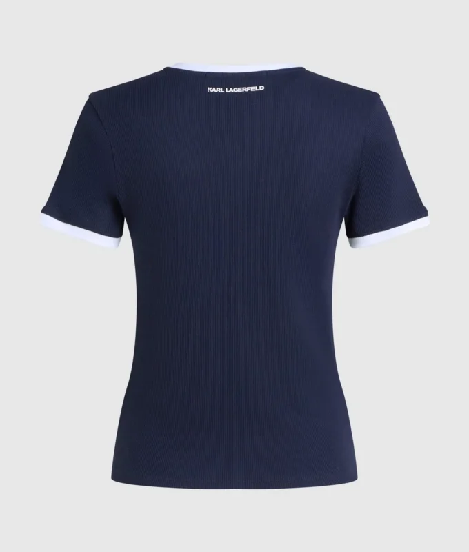 Ikon slim fit rib T-shirt Ikon slim fit rib T-shirt