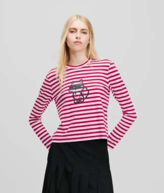 IKON STRIPE UZUN KOLLU TİŞÖRT