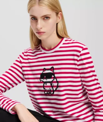 IKON STRIPE UZUN KOLLU TİŞÖRT