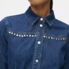 Çivili denim elbise Çivili denim elbise
