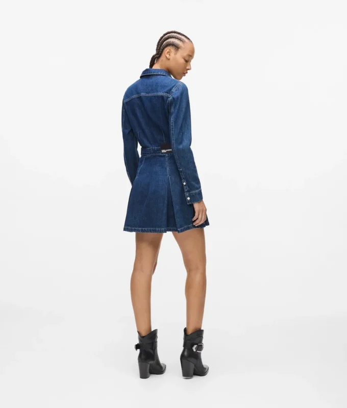 Çivili denim elbise Çivili denim elbise