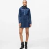 Çivili denim elbise Çivili denim elbise