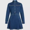Çivili denim elbise Çivili denim elbise