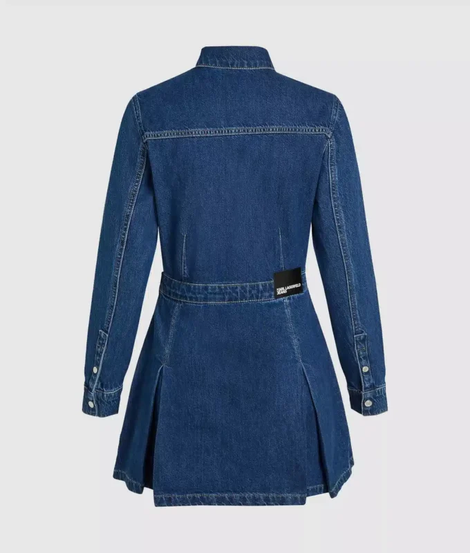 Çivili denim elbise Çivili denim elbise