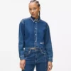 Çivili denim gömlek Çivili denim gömlek