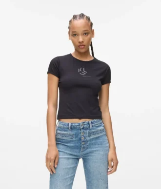 Çivili Monogram T-shirt