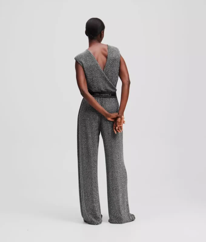 JERSEY RHINESTONE JUMPSUIT JERSEY RHINESTONE JUMPSUIT