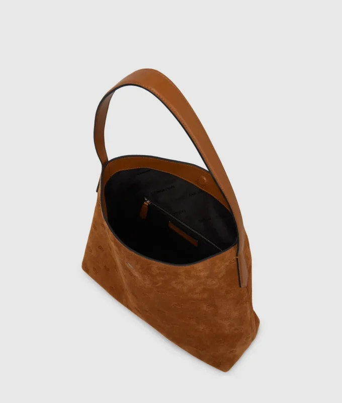 K/Autograph asma kilitli süet hobo çanta K/Autograph asma kilitli süet hobo çanta