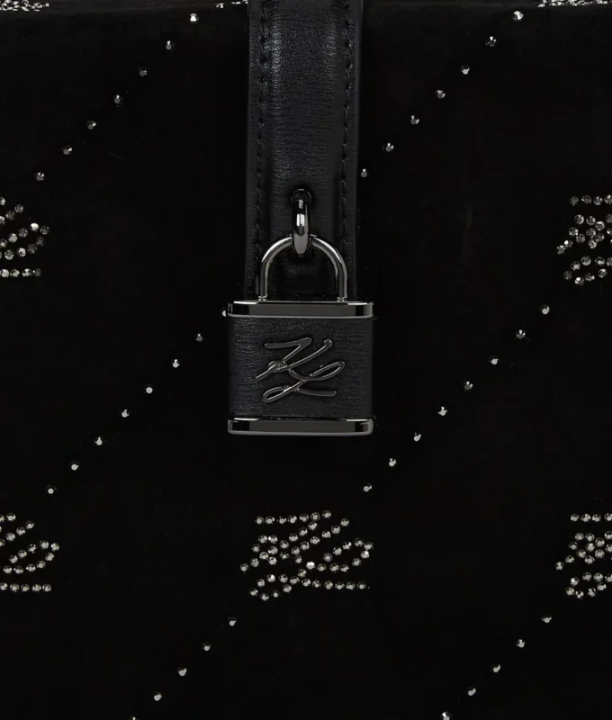 K/Autograph kilitli rhinestone bavul çanta K/Autograph kilitli rhinestone bavul çanta
