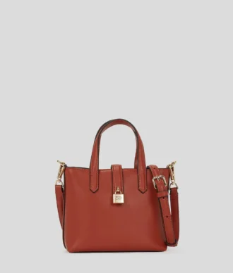 K/AUTOGRAPH PADLOCK MINI TOTE ÇANTA