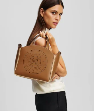K/CIRCLE DELİKLİ KÜÇÜK TOTE ÇANTA