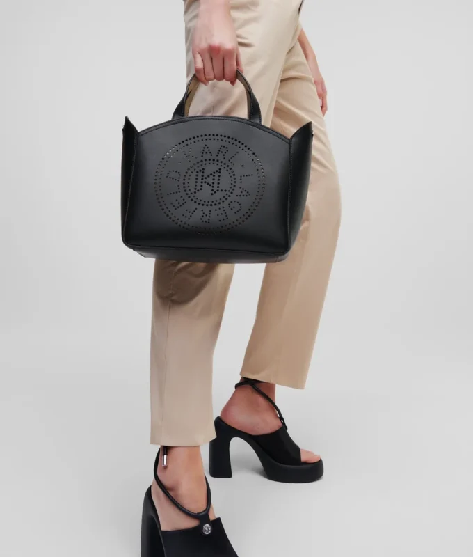 K/CIRCLE DELİKLİ KÜÇÜK TOTE ÇANTA