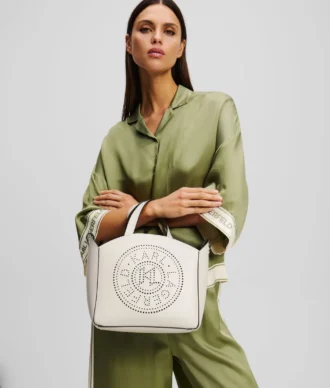 K/CIRCLE DELİKLİ KÜÇÜK TOTE ÇANTA