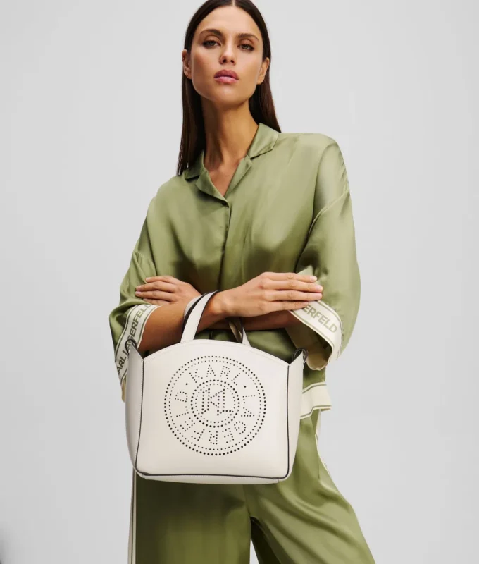 K/CIRCLE DELİKLİ KÜÇÜK TOTE ÇANTA K/CIRCLE DELİKLİ KÜÇÜK TOTE ÇANTA