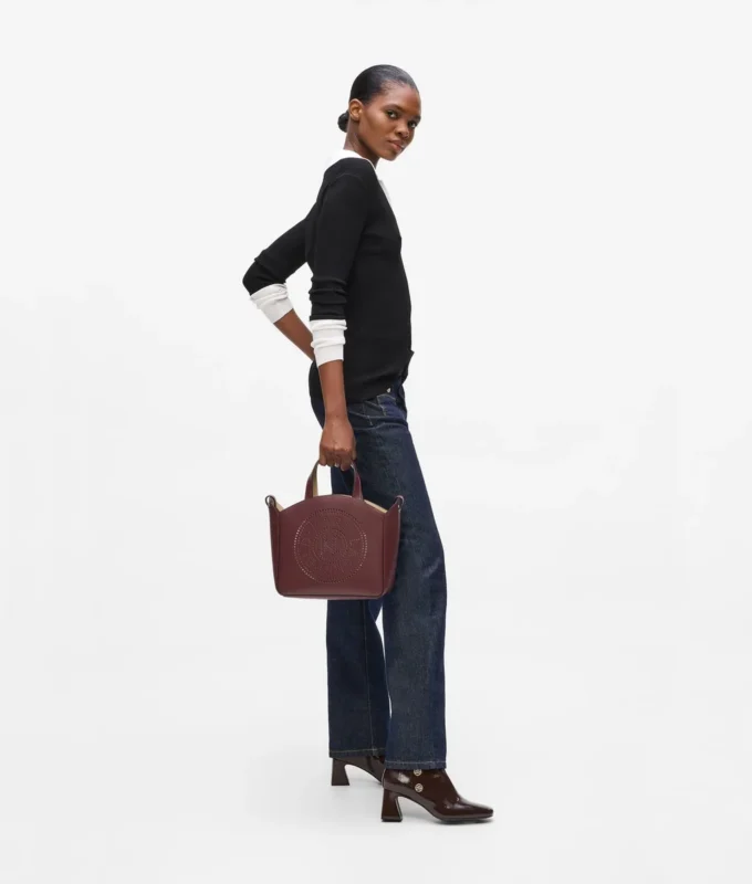 K/CIRCLE DELİKLİ KÜÇÜK TOTE ÇANTA