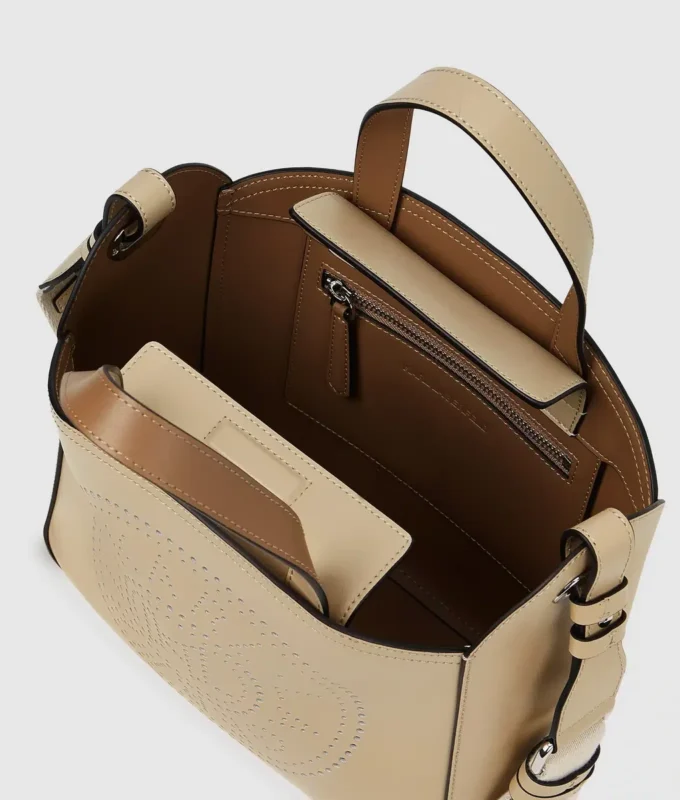 K/CIRCLE DELİKLİ KÜÇÜK TOTE ÇANTA