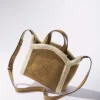 K/Circle küçük shearling tote çanta K/Circle küçük shearling tote çanta