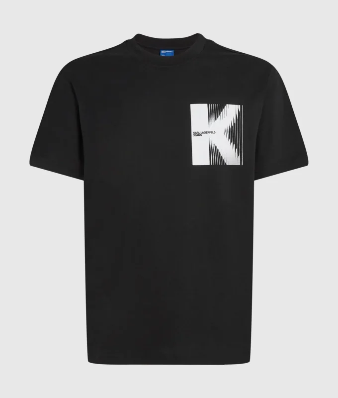 K desenli tişört