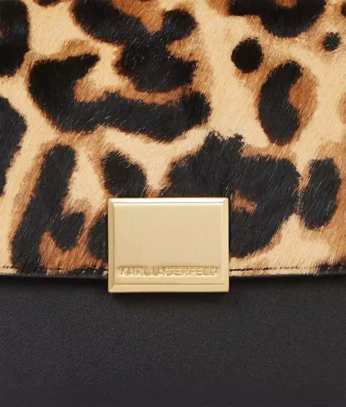 K/Forever küçük leopar desenli çapraz askılı çanta K/Forever küçük leopar desenli çapraz askılı çanta