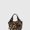 K/Hardware mini leopar desenli tote çanta K/Hardware mini leopar desenli tote çanta