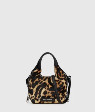 K/Hardware mini leopar desenli tote çanta K/Hardware mini leopar desenli tote çanta