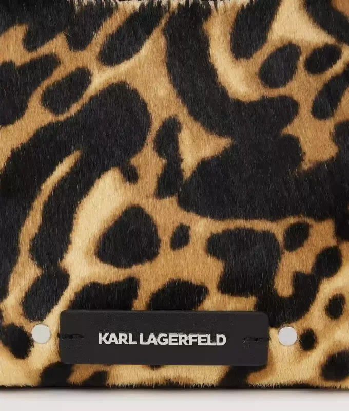K/Hardware mini leopar desenli tote çanta K/Hardware mini leopar desenli tote çanta