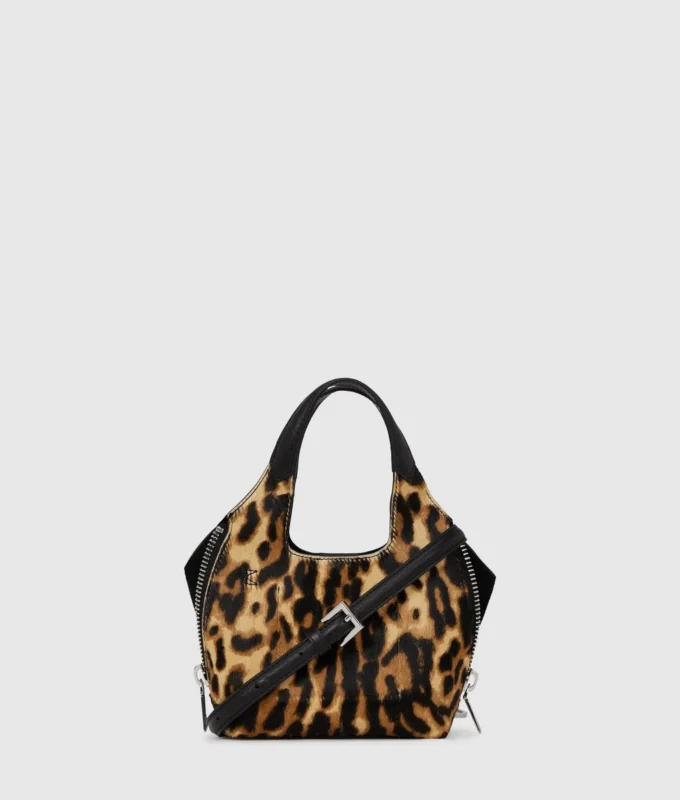 K/Hardware mini leopar desenli tote çanta K/Hardware mini leopar desenli tote çanta