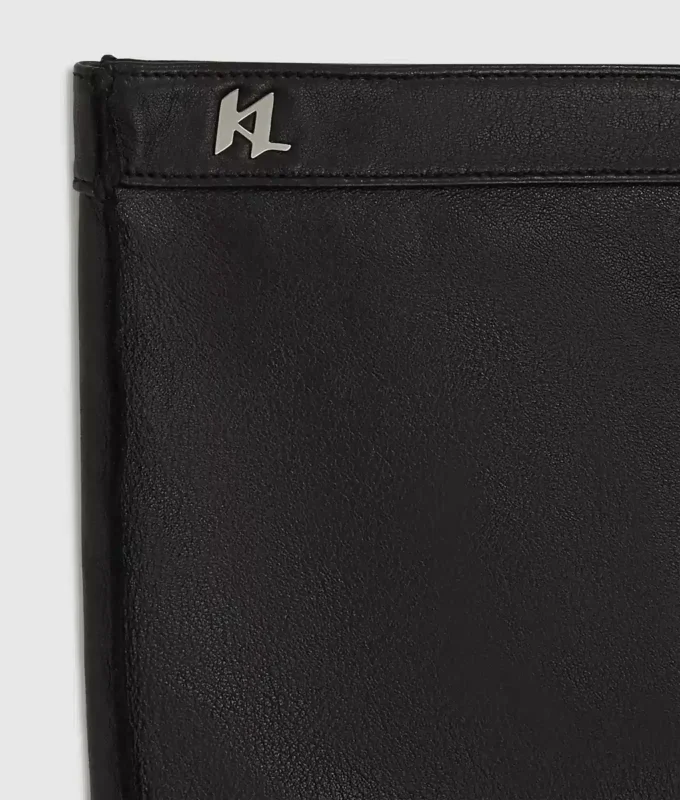 K/Monogram deri eldivenler K/Monogram deri eldivenler