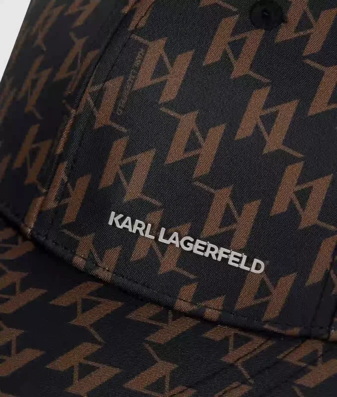 K/Monogram desenli şapka K/Monogram desenli şapka
