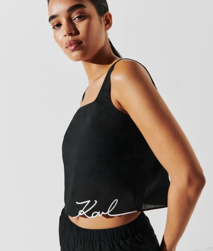 K/SIGNATURE BEACH CROP TOP K/SIGNATURE BEACH CROP TOP