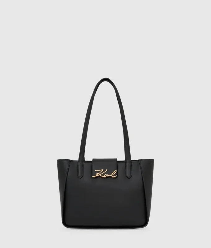 K/Signature küçük tote çanta