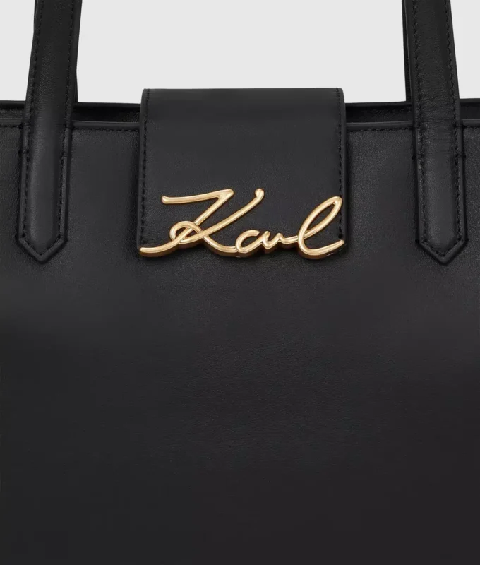 K/Signature küçük tote çanta