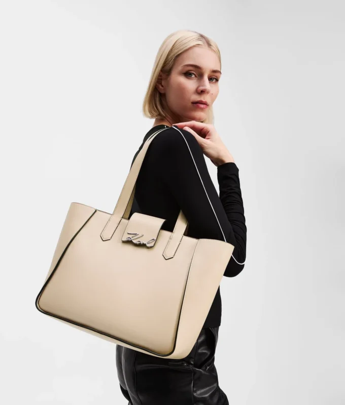 K/SIGNATURE ORTA BOY TOTE ÇANTA