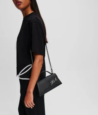 K/SIGNATURE SLIM CROSSBODY ÇANTA