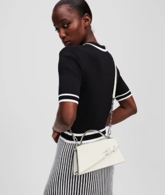 K/SIGNATURE SLIM CROSSBODY ÇANTA