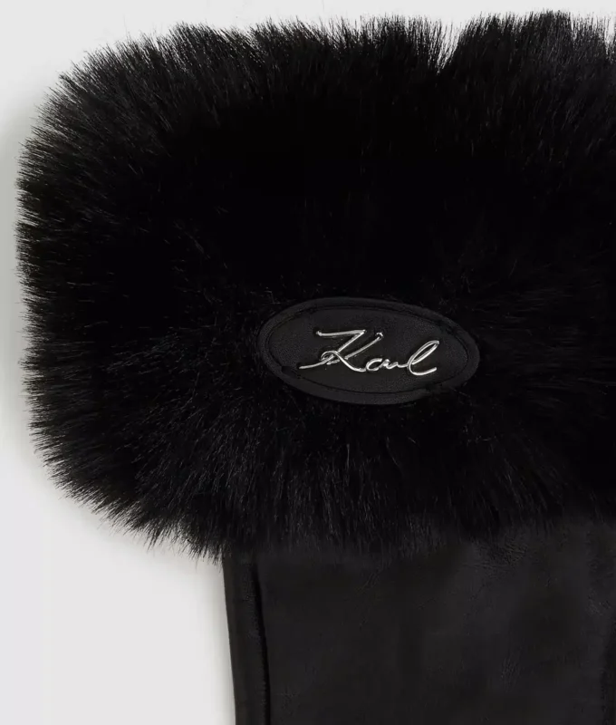 K/Signature suni kürk eldivenler K/Signature suni kürk eldivenler