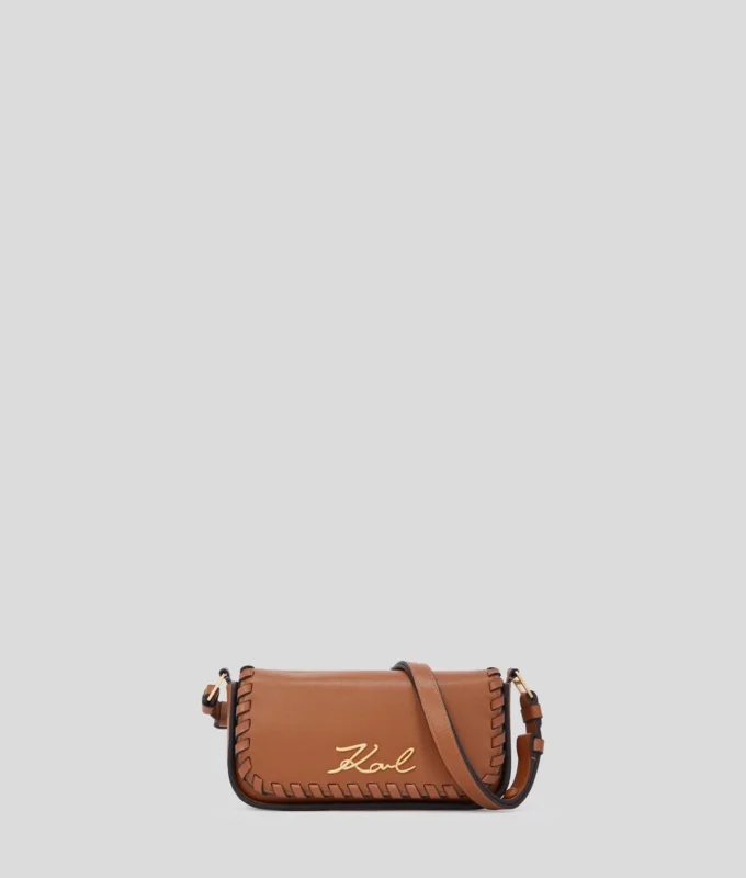 K/SIGNATURE WHIPSTITCH CROSSBODY ÇANTA K/SIGNATURE WHIPSTITCH CROSSBODY ÇANTA