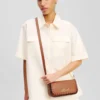 K/SIGNATURE WHIPSTITCH CROSSBODY ÇANTA K/SIGNATURE WHIPSTITCH CROSSBODY ÇANTA