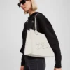 K/SKUARE GRAINY ORTA BOY TOTE ÇANTA