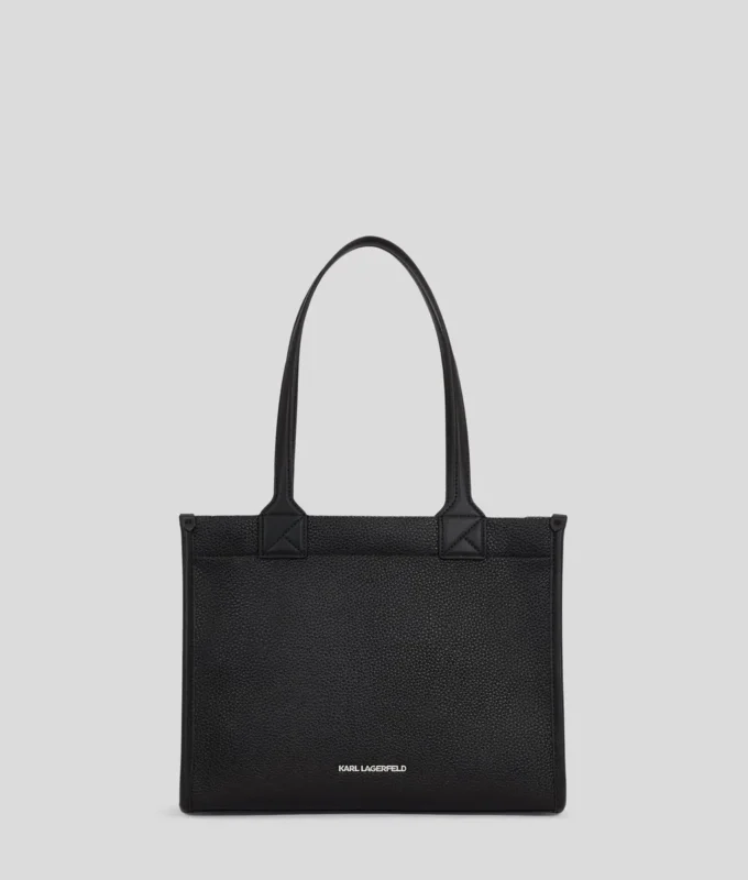 K/SKUARE GRAINY ORTA BOY TOTE ÇANTA